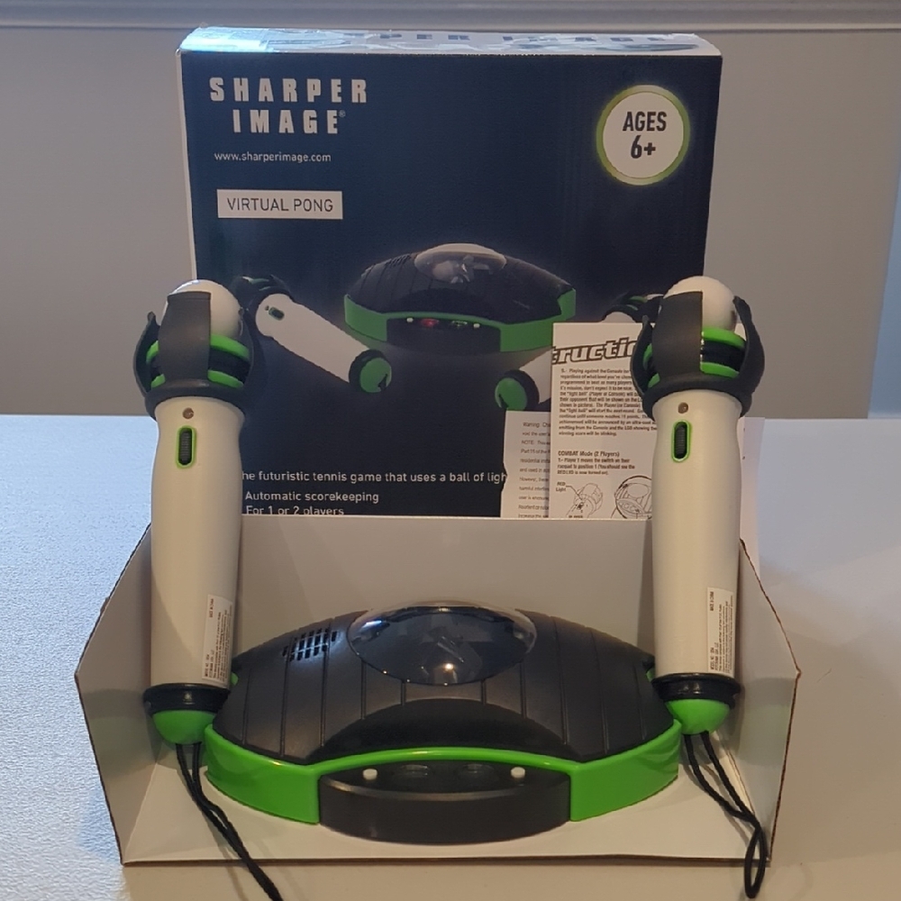 NWT/NIB Sharper Image Virtual Pong Set